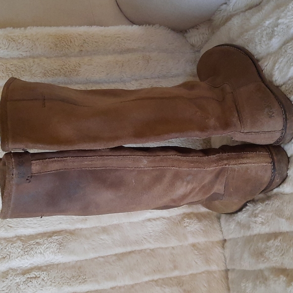 Kickers leather knee high boots - Picture 4 of 4